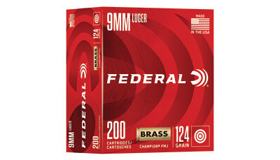 FED CHAMP 9MM 124GR FMJ 200/1000