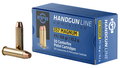 PPU .357 MAGNUM 158GR JHP 50/500