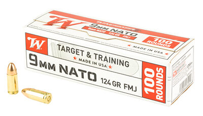 WIN USA 9MM NATO 124GR FMJ 100/1000