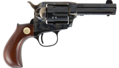 Cimarron CA980 Lightning  38 Special 6 Shot 3.50" Blued Steel Barrel & Cylinder, Color Case Hardened Steel Frame, Birdshead Walnut Grip, Exposed Hammer