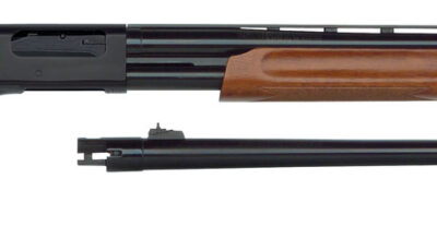 Mossberg 68224 835 Ulti-Mag Combo 12 Gauge 5+1 3.5" 28" Vent Rib/24" Slugster Barrel, Blued Steel Receiver, Dual Extractors, Fixed Wood Stock, Accu-Mag Chokes