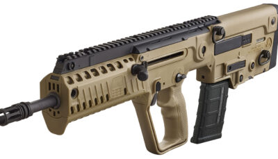 IWI US XFD18 Tavor X95 5.56x45mm NATO Caliber with 18.50" Barrel, 30+1 Capacity, Flat Dark Earth Metal Finish, Flat Dark Earth Fixed Bullpup Stock & Polymer Grip Right Hand