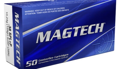 Magtech 38N Range/Training 38Special+P 158gr Semi Jacketed Soft Point 50 Per Box/20 Case
