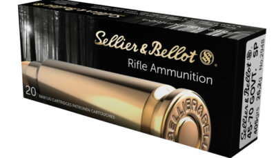 Sellier & Bellot SB4570A Rifle 45-70Gov 405gr Soft Point 20 Per Box/12 Case