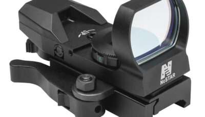NcStar D4BQ Red Four Reticle Reflex Black Anodized 1 x 0.95" x 1.34" 3 MOA Red Dot Multi Reticle QR Mount