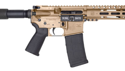 Diamondback DB1912K061 DB15 AR Pistol Carbine Length 5.56x45mm NATO 30+1 7" Heavy Barrel w/A2 Flash Hider, 6" M-Lok Handguard, Flat Dark Earth Buffer Tube Foam Pad Stock, Magpul MOE Grip