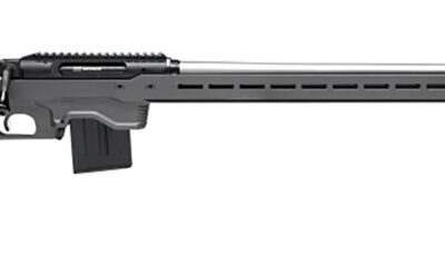 Savage Arms 57893 Impulse Elite Precision 338 Lapua Mag 5+1 30" Stainless Barrel, Matte Black Nitride Rec, Gray Cerakote Adjustable MDT ACC Aluminum Chassis Stock