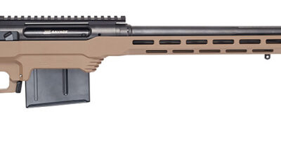 Savage Arms 57694 110 Precision 6.5 PRC 7+1 24", Matte Black Rec/Barrel, Flat Dark Earth Cerakote MDT LSS XL Chassis, Polymer Grip