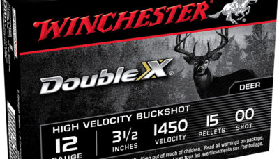 Winchester Ammo SB12L00 Double X High Velocity 12Gauge 3.50" 15Pellets 00Buck Shot 5 Per Box/50 Case