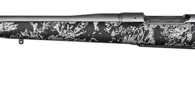 Christensen Arms 8010111300 Mesa FFT 7mm Rem Mag 3+1 22" Threaded Barrel, Tungsten Gray Cerakote, Black with Gray Webbing Stock, Left Hand