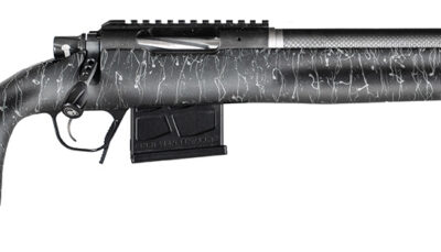 Christensen Arms CA10271488481 BA Tactical Long Range 308 Win 4+1 16" Carbon Fiber Barrel, Black Nitride Finish, Black with Gray Webbing Stock