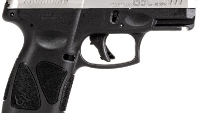 Taurus 1G3C4039 G3C Compact Frame 40 S&W 10+1 3.26" Matte Stainless Steel Barrel, Serrated Stainless Steel Slide, Black Polymer Frame w/Picatinny Rail, Black Polymer Grip