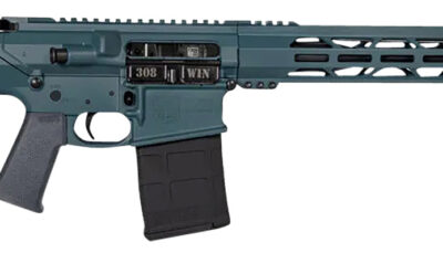 Diamondback DB1018C251 DB10 308 Win 16" 20+1, Jesse James Civil Defense Blue Rec/15" M-Lok Handguard, OEM Carbon Lower, Magpul Carbine Stock & K Grip, A2 Flash Hider