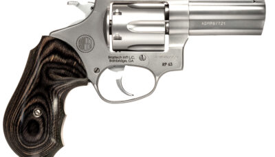 Rossi 2-RP639WD1 RP63  Small Frame 357 Mag 6rd 3" Stainless Steel Barrel, Cylinder & Frame Black/Gray Laminate Grip, Hammer Block Safety, Exposed Hammer