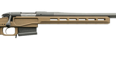 Bergara Rifles BPR377PRC Premier MgLite Full Size 7mm PRC 5+1 22" Carbon Fiber CURE Carbon Fiber Barrel, Graphite Black Cerakote Steel Receiver, Flat Dark Earth XLR Folding Chassis