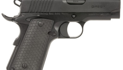 Girsan 392065 MC1911 SC Untouchable Sub-Compact Frame 9mm Luger 7+1 3.40" Black Steel Barrel, Black Serrated Steel Slide & Frame w/Beavertail, Black Polymer Grip