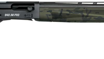 Mossberg 85166 940 Pro 12 Gauge 9+1 3" 24", Tungsten Gray Optic Cut Rec, Black Multicam Synthetic Furniture, Adj. Shim Stock, Gold Oversized Controls, HiViz Fiber Optic Sight, Ext. Chokes