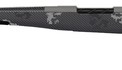Fierce Firearms ROG7PRC22GPLH Carbon Rogue Full Size 7mm PRC 3+1 22" Carbon Fiber Threaded Barrel, Glacier Cerakote Steel Drilled & Tapped Receiver, Phantom Camo Fixed Carbon Fiber Stock, Left Hand