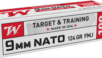 Winchester Ammo W9NATOVP9mm NATO 124gr Full Metal Jacket 100 Per Box/10 Case