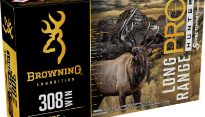 Browning Ammo B192503082 Long Range Pro 308Win 165gr 20 Per Box/10 Case