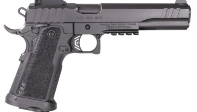 Girsan 395075 Witness2311 10mm Auto 15+1 6" Black Steel Barrel, Black Optic Ready/Serrated Steel Slide, Black Polymer Frame w/Beavertail & Picatinny Rail, Black Checkered Polymer Grip, Ambidextrous