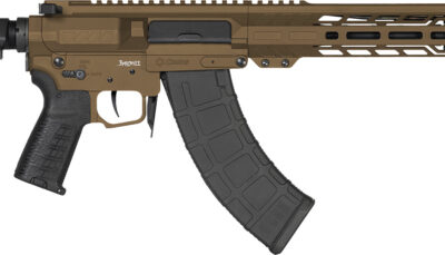 CMMG 76AB60AMB Banshee MK47 7.62x39mm 30+1 12.50" Black Nitride Medium Taper Threaded Barrel, EML 11" M-LOK Handguards, Midnight Bronze Cerakote Aluminum Picatinny Rail Receiver, CMMG Zeroed Grips