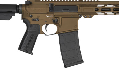 CMMG 30AF20AMB Banshee MK4 300 Blackout 30+1 8" Black Nitride Medium Taper Threaded Barrel, EML 7" M-LOK Handguards, Midnight Bronze Cerakote Aluminum Picatinny Rail Receiver, CMMG Zeroed Grips