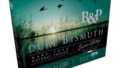 B&p Ammunition 12B4DB43 Dual Bismuth  12Gauge 3" 1 1/4oz Bismuth 3/4Shot 10 Per Box/10 Case