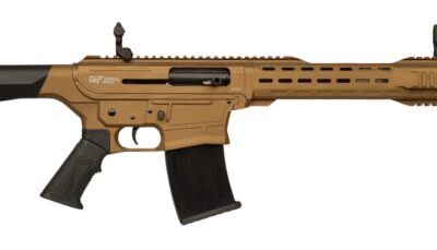 Gforce Arms GF2512BNZ GF25 12 Gauge Semi-Auto 3" 5+1 20" Bronze Cerakote Spiral Threaded Barrel, Bronze Cerakote Picatinny Rail Aluminum Receiver, Adjustable Black Synthetic Stock w/Black Rubber Grip
