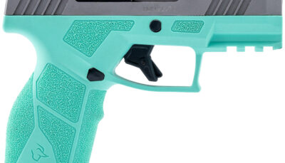 Taurus 1-GX2939C-10 GX2 9mm Luger 10+1 3.37" Matte Stainless Steel Barrel, Matte Serrated Stainless Steel Slide, Cyan Polymer Frame w/Picatinny Rail, Polymer Grip