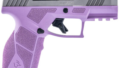 Taurus 1-GX2939LP GX2 9mm Luger 13+1 3.37" Matte Stainless Steel Barrel, Matte Serrated Stainless Steel Slide, Light Purple Polymer Frame w/Picatinny Rail, Polymer Grip