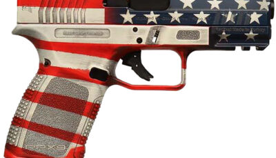 Gforce Arms GFRPX3C9USA Exodus  9mm Luger 15+1 4.02" Black Steel Barrel, USA Cerakote Serrated Steel Slide, USA Cerakote Polymer Frame w/Accessory Rail, Textured Grip