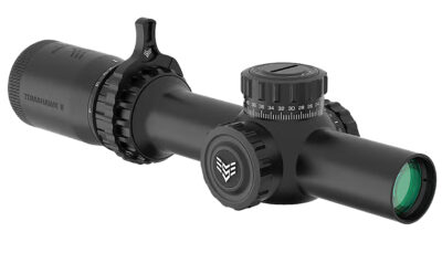 Swampfox Optics THK16241RB Tomahawk II Black 1-6x24mm 30mm Tube BDC Red Reticle