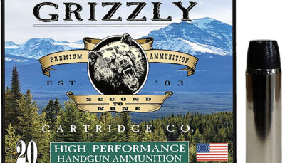Grizzly Ammo GC44M16 44RemMag 300gr Wide Flat Nose Gas Check 20 Per Box/10 Case