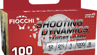 Fiocchi 12SDB18 Shooting Dynamics 12Gauge 2.75" 1oz 8Shot 100 Per Box/2 Case