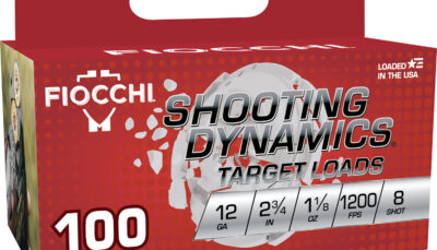 Fiocchi 12SDB188 Shooting Dynamics 12Gauge 2.75" 1 1/8oz 8Shot 100 Per Box/2 Case