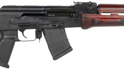 Dpms Panther Arms DP51655113650-CA Anvil *CA Compliant Sports South Exclusive 7.62x39mm 10+1 16" Black Nitride Barrel, Black Hardcoat Anodize Steel Receiver, Fixed Nutmeg Wood Furniture