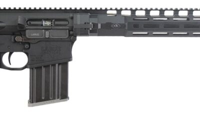 Larue Tactical LTMRGGA308W145 LT10 308 Win 20+1 14.50" Black Threaded Barrel, Black Aluminum Receiver w/Picatinny Rail, M-LOK Handguard, Larue R.A.T Black Polymer Stock, A-PEG Grip
