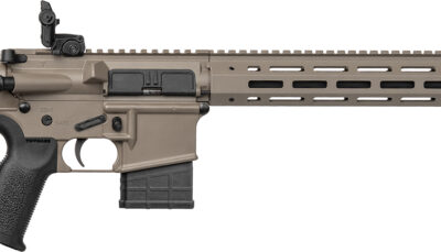 Tippmann Arms A101341 M4-22 Elite 22 LR 10+1 16" Black Parkerized Threaded Barrel, Flat Dark Earth DuraCote Aluminum Receiver w/Picatinny Rail, M-LOK Handguard, Black Adj CAR15 Polymer Stock, Black Ge