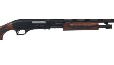 Charles Daly 930422 301 Field Full Size 410 Bore Pump 4+1 26" Black Vent Rib Barrel, Black Anodized Grooved Aluminum Receiver, Fixed Matte Black Synthetic Stock, Beretta/Benelli Mobil Choke System