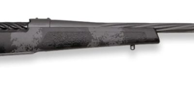 Weatherby MLW01N7MMWR8B Mark V Live Wild 7mm Wthby Mag 3+1 26" Carbon Gray Cerakote Fluted Threaded Barrel & Steel Drilled & Tapped Receiver, Black w/Gray Accents Fixed Polymer Stock, Right Hand