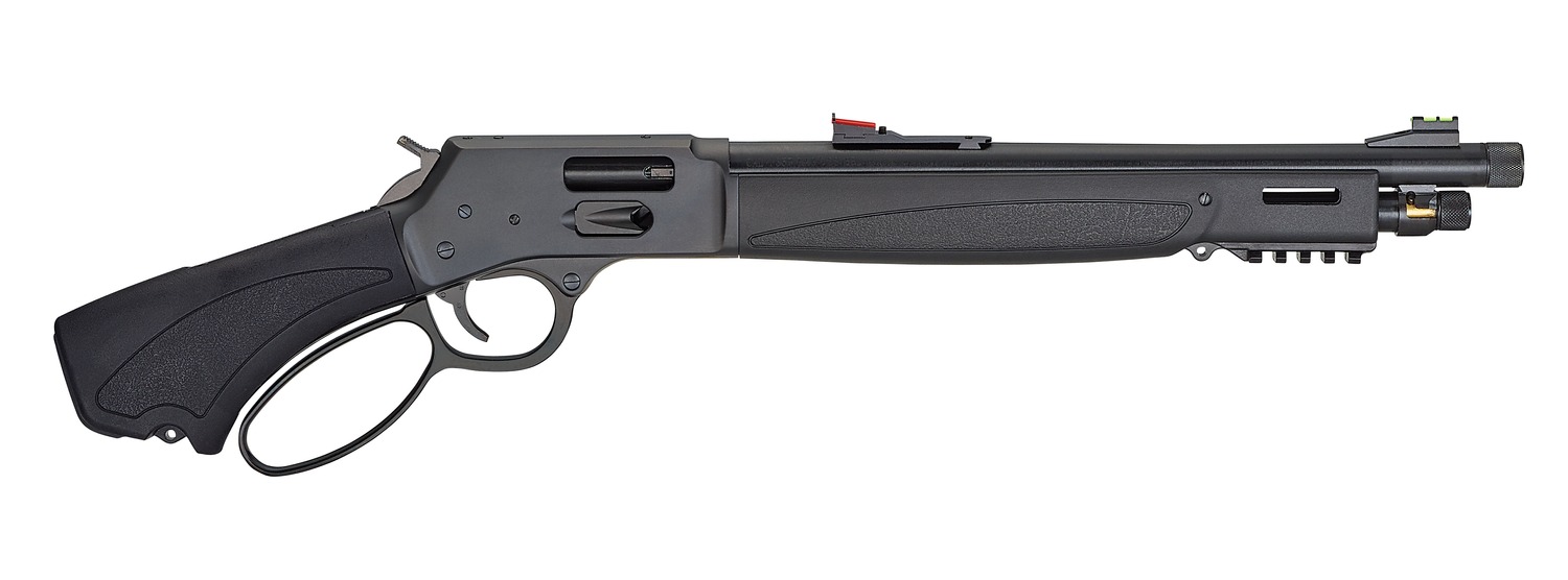Henry H012GBLX44 Bear's Leg 44 Special/44 Mag 4+1 13.80" Blued Threaded Barrel, Blue Steel Drilled & Tapped Receiver, Black Synthetic Fixed w/Pistol Grip Stock