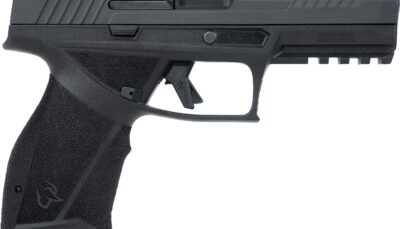 Taurus TX 9 Full Size 9mm Luger 10+1 4.50" Black Barrel, Black Nitride Alloy Steel Optic Ready/Serrated Slide, Black Stainless Steel Frame w/Picatinny Rail, Interchangeable Backstrap Grip