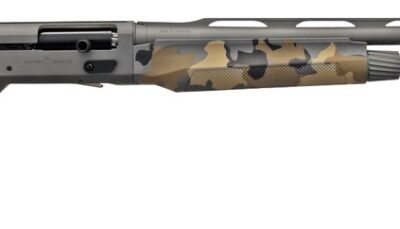 T R Imports A22026OS2 Alpha 2  20 Gauge 3" 4+1 26" Gray Cerakote Vent Rib Barrel & Receiver, Fixed Old School Camo Synthetic Stock