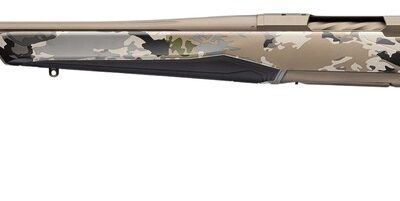 Browning 036125297 X-Bolt 2 Speed Full Size 300 PRC 3+1 26" Smoked Bronze Cerakote Fluted Threaded Barrel & Steel Drilled & Tapped Receiver, Ovix Camo w/Black Overmold Adj Vari-Tech Synthetic Stock, L