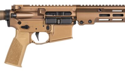 Geissele Automatics 08561S Super Duty MOD1 5.56 NATO No Magazine 11.50" Threaded Barrel, Desert Dirt Cerakote Aluminum Receiver w/Picatinny Rail, M-LOK Handguard, DD Polymer SB Tactical SBA3 Brace, Mi