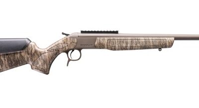 CVA CR4919MOBL Scout Spur 28 Gauge 1rd Patriot Brown Cerakote Steel barrel & Receiver w/Picatinny Rail,  Mossy Oak Bottomland Synthetic Stock