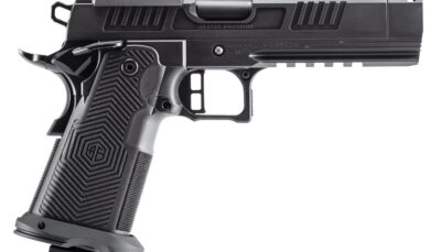 Alpha Foxtrot AA39X4CIG-XDBK13 AF1911 Romulus 45 ACP 13+1 4.25" Black DLC Stainless Steel Threaded Compensated Barrel, Optic Ready/Serrated Slide & Frame w/Beavertail & Picatinny Rail, RMR/RMSc Footpr