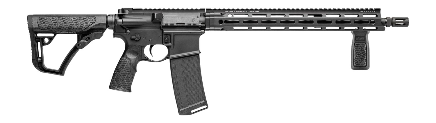 Daniel Defense 0212802081067 DDM4 V7 *CO Compliant 5.56 NATO 16" Black Anodized Aluminum Receiver w/Picatinny Rail, M-LOK Handguard, Black Polymer Stock