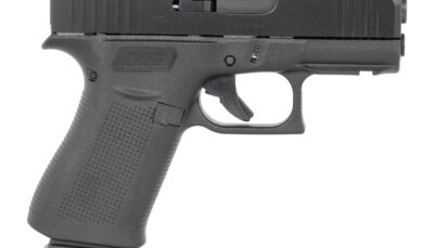 Glock PX4350203FR G43X  9mm Luger 15+1 3.41" Black GMB Barrel, Black Steel Serrated w/Optic Slide, Black Polymer Frame w/Accessory Rail, Ambidextrous